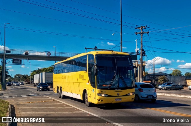 Viação Itapemirim 8633 na cidade de Campos dos Goytacazes, Rio de Janeiro, Brasil, por Breno Vieira. ID da foto: 9072060.