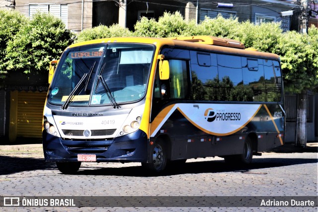 Viação Progresso 40419 na cidade de Leopoldina, Minas Gerais, Brasil, por Adriano Duarte. Número da foto: #9073317.