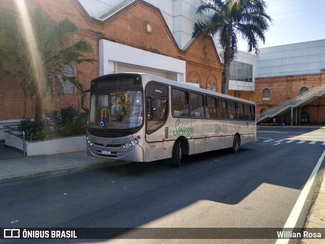 City Transporte Urbano Intermodal Sorocaba 2617 na cidade de Sorocaba, São Paulo, Brasil, por Willian Rosa. Número da foto: #9076023.