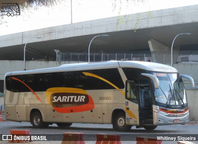 Saritur - Santa Rita Transporte Urbano e Rodoviário 30660 na cidade de Belo Horizonte, Minas Gerais, Brasil, por Whitiney Siqueira. ID da foto: 9074429.