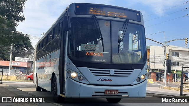 SOUL - Sociedade de Ônibus União Ltda. 7457 na cidade de Porto Alegre, Rio Grande do Sul, Brasil, por Max Ramos. Número da foto: #9073416.