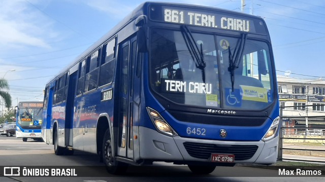 Nortran Transportes Coletivos 6452 na cidade de Porto Alegre, Rio Grande do Sul, Brasil, por Max Ramos. Número da foto: #9073408.