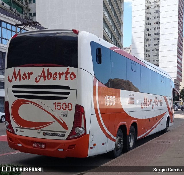 Viação Mar Aberto 1500 na cidade de Vitória, Espírito Santo, Brasil, por Sergio Corrêa. Número da foto: #9073594.