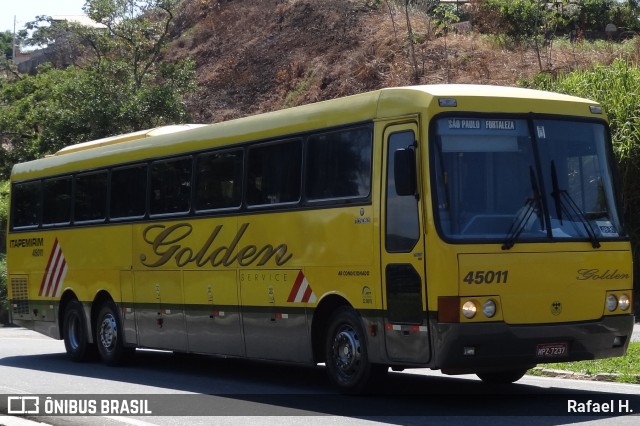 Viação Itapemirim 45011 na cidade de Barra do Piraí, Rio de Janeiro, Brasil, por Rafael H.. ID da foto: 9075491.