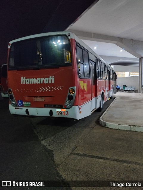 Expresso Itamarati 5943 na cidade de Catanduva, São Paulo, Brasil, por Thiago Correia. Número da foto: #9073927.