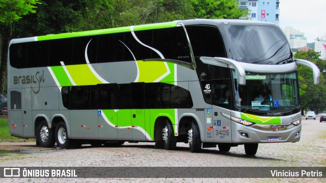 Brasil Sul Linhas Rodoviárias 3405 na cidade de Joinville, Santa Catarina, Brasil, por Vinicius Petris. ID da foto: 9074666.