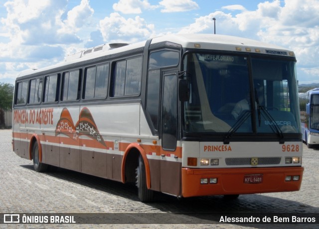 Auto Viação Princesa do Agreste 9628 na cidade de Caruaru, Pernambuco, Brasil, por Alessandro de Bem Barros. Número da foto: #9075307.