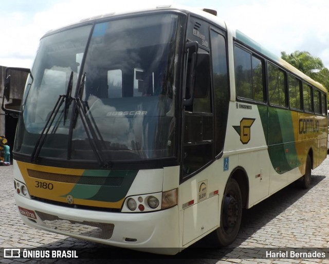 Empresa Gontijo de Transportes 3180 na cidade de Belo Horizonte, Minas Gerais, Brasil, por Hariel Bernades. Número da foto: #9074850.