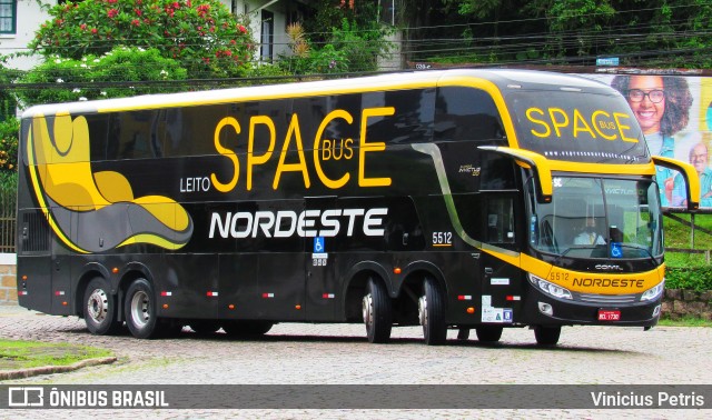 Expresso Nordeste 5512 na cidade de Joinville, Santa Catarina, Brasil, por Vinicius Petris. Número da foto: #9074724.