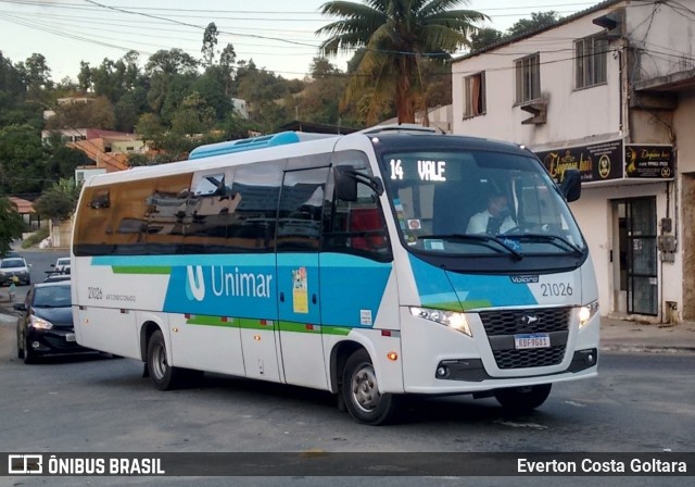 Unimar Transportes 21026 na cidade de Cariacica, Espírito Santo, Brasil, por Everton Costa Goltara. ID da foto: 9073589.