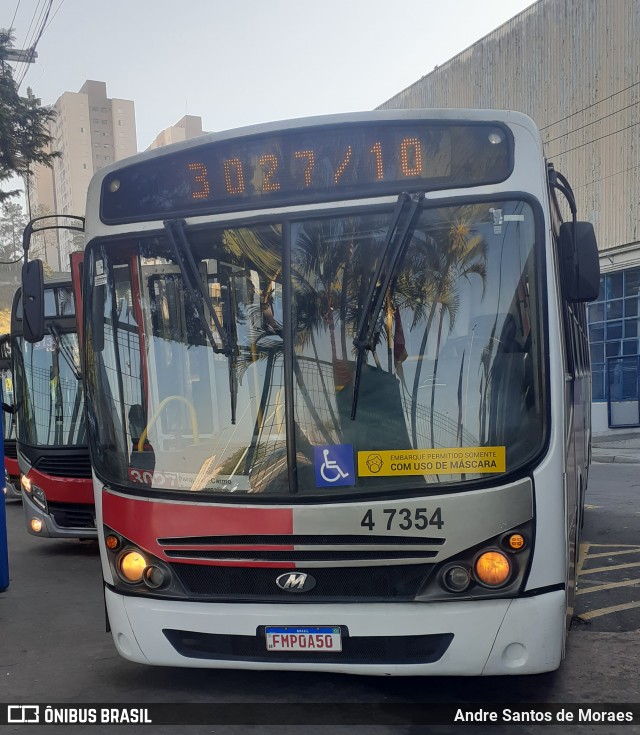 Pêssego Transportes 4 7354 na cidade de São Paulo, São Paulo, Brasil, por Andre Santos de Moraes. Número da foto: #9074468.