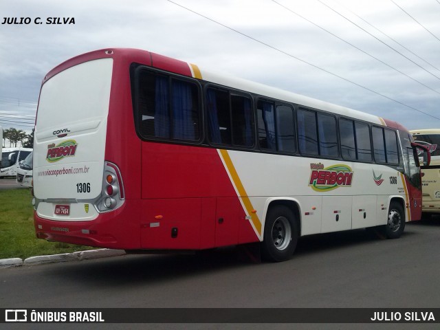 Viação Perboni 1306 na cidade de Esteio, Rio Grande do Sul, Brasil, por JULIO SILVA. Número da foto: #9078298.