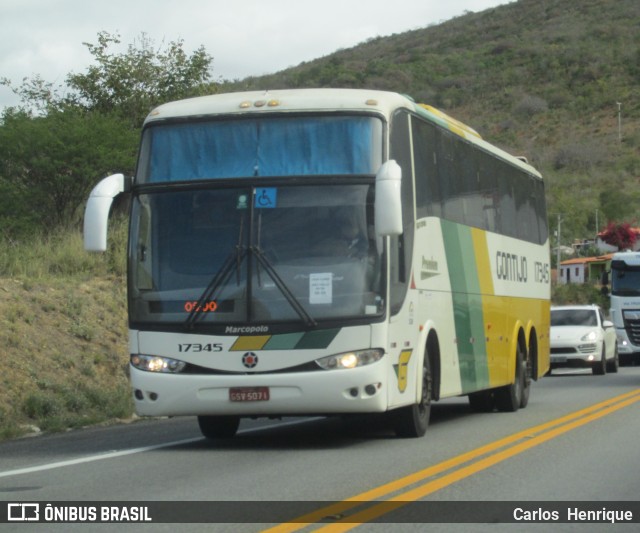 Empresa Gontijo de Transportes 17345 na cidade de Manoel Vitorino, Bahia, Brasil, por Carlos  Henrique. Número da foto: #9077743.