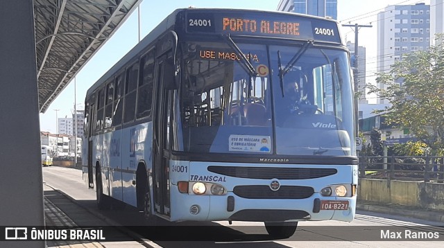 Transcal Sul Transportes Coletivos 24001 na cidade de Porto Alegre, Rio Grande do Sul, Brasil, por Max Ramos. Número da foto: #9078074.