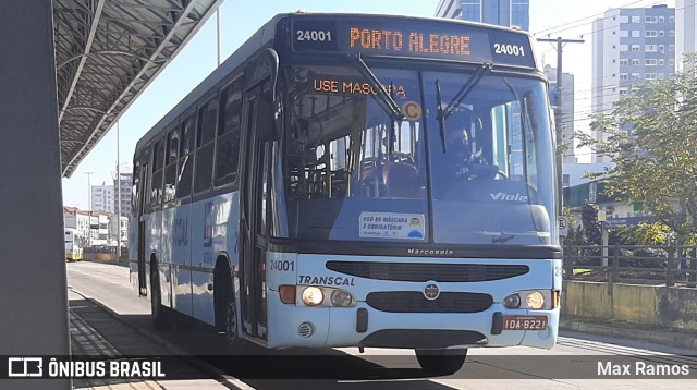 Transcal Sul Transportes Coletivos 24001 na cidade de Porto Alegre, Rio Grande do Sul, Brasil, por Max Ramos. ID da foto: 9078074.