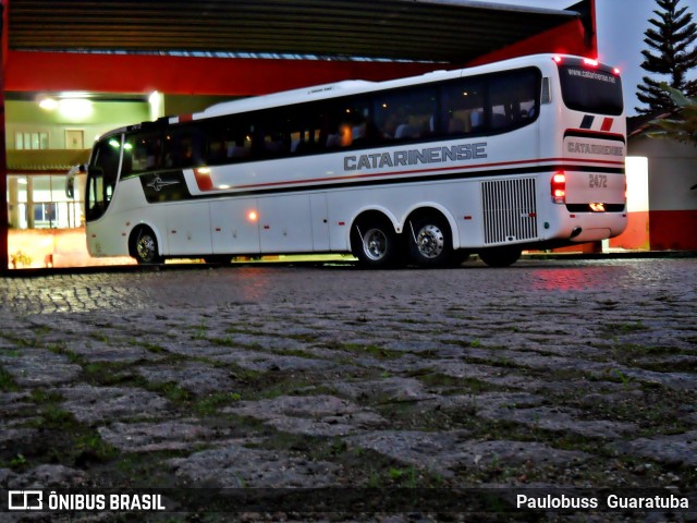 Auto Viação Catarinense 2472 na cidade de Garuva, Santa Catarina, Brasil, por Paulobuss  Guaratuba. ID da foto: 9078850.