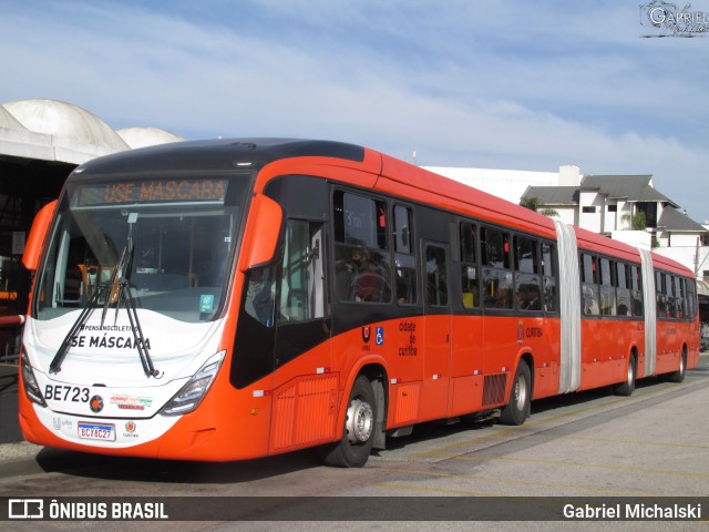 Transporte Coletivo Glória BE723 na cidade de Curitiba, Paraná, Brasil, por Gabriel Michalski. ID da foto: 9076087.