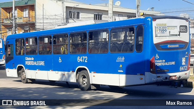 Nortran Transportes Coletivos 6472 na cidade de Porto Alegre, Rio Grande do Sul, Brasil, por Max Ramos. ID da foto: 9077122.