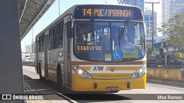 Companhia Carris Porto-Alegrense 0786 na cidade de Porto Alegre, Rio Grande do Sul, Brasil, por Max Ramos. ID da foto: 9077133.