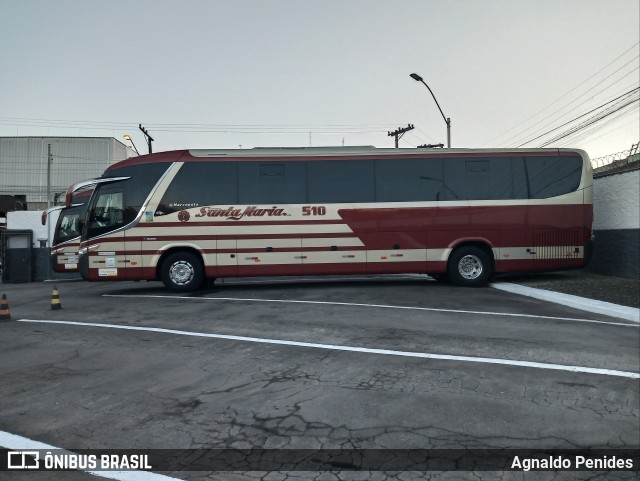 Santa Maria Fretamento e Turismo > Transportes Santa Maria(SP) 510 na cidade de São Bernardo do Campo, São Paulo, Brasil, por Agnaldo Penides. Número da foto: #9077480.