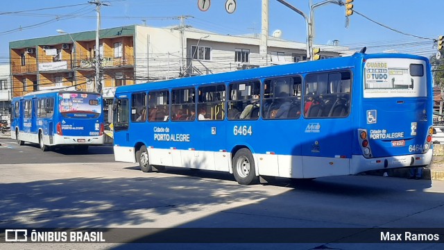 Nortran Transportes Coletivos 6464 na cidade de Porto Alegre, Rio Grande do Sul, Brasil, por Max Ramos. ID da foto: 9077120.