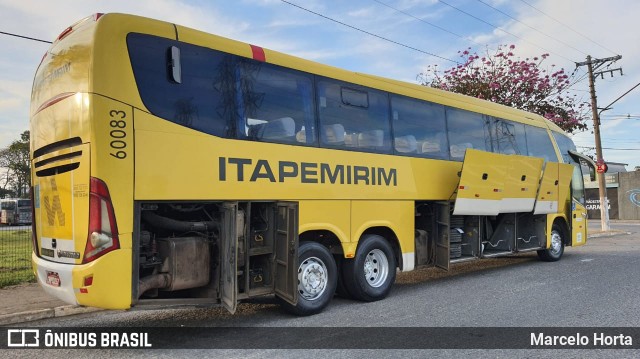 Viação Itapemirim 60083 na cidade de São José dos Campos, São Paulo, Brasil, por Marcelo Horta. Número da foto: #9078806.