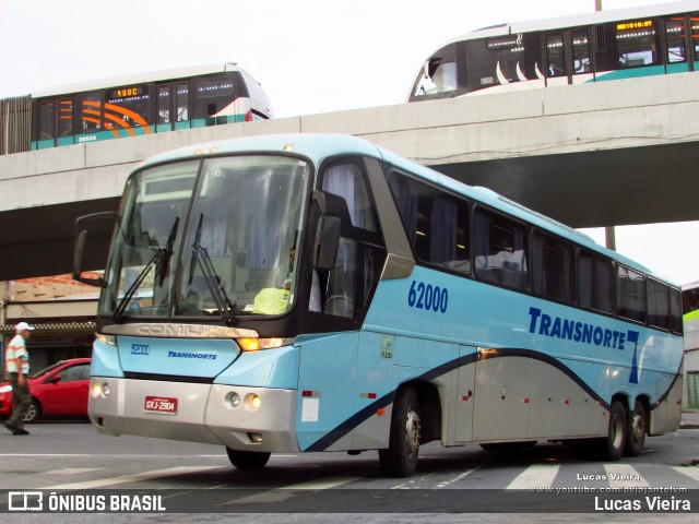 Transnorte - Transporte e Turismo Norte de Minas 62000 na cidade de Belo Horizonte, Minas Gerais, Brasil, por Lucas Vieira. ID da foto: 9077075.