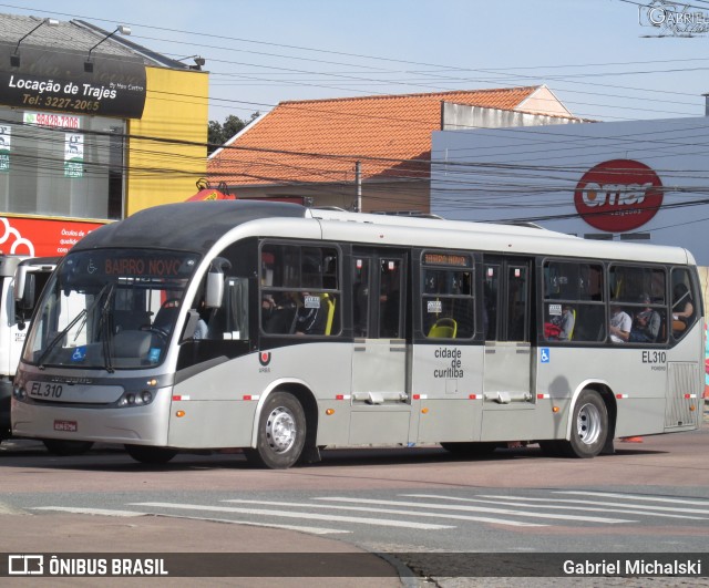 Auto Viação São José dos Pinhais EL310 na cidade de Curitiba, Paraná, Brasil, por Gabriel Michalski. ID da foto: 9076068.