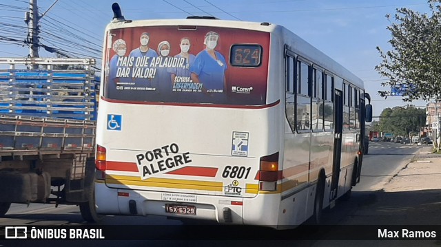 SOPAL - Sociedade de Ônibus Porto-Alegrense Ltda. 6801 na cidade de Porto Alegre, Rio Grande do Sul, Brasil, por Max Ramos. Número da foto: #9078081.