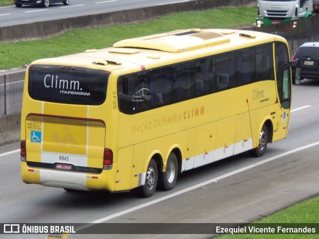 Viação Itapemirim 8845 na cidade de São José dos Campos, São Paulo, Brasil, por Ezequiel Vicente Fernandes. ID da foto: 9076852.