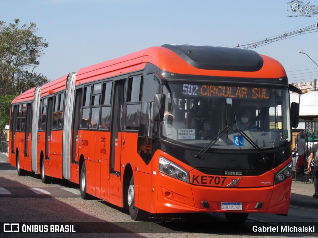 Viação Tamandaré KE707 na cidade de Curitiba, Paraná, Brasil, por Gabriel Michalski. ID da foto: 9076081.