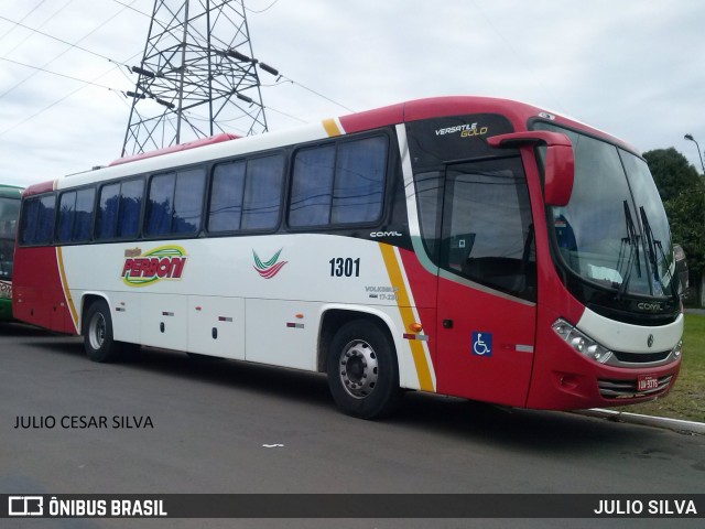 Viação Perboni 1301 na cidade de Esteio, Rio Grande do Sul, Brasil, por JULIO SILVA. Número da foto: #9078280.