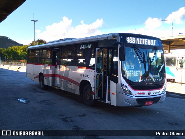 Auto Viação ABC RJ 105.045 na cidade de Niterói, Rio de Janeiro, Brasil, por Pedro Otávio. ID da foto: 9079048.