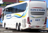 Viação Ouro e Prata 657 na cidade de Goiânia, Goiás, Brasil, por Carlos Júnior. Número da foto: #:id.