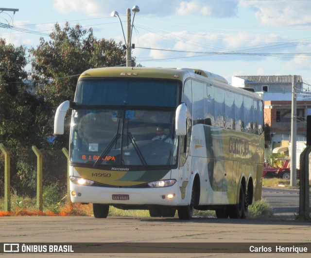 Empresa Gontijo de Transportes 14950 na cidade de Guanambi, Bahia, Brasil, por Carlos  Henrique. Número da foto: #9080817.
