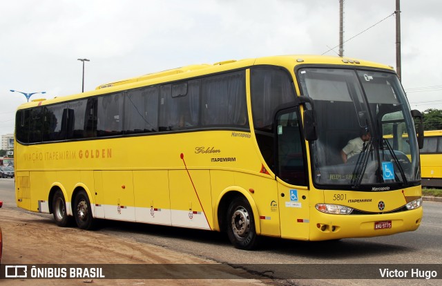 Viação Itapemirim 5801 na cidade de Ananindeua, Pará, Brasil, por Victor Hugo. ID da foto: 9081850.