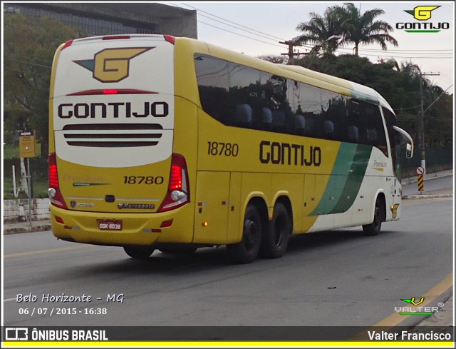 Empresa Gontijo de Transportes 18780 na cidade de Belo Horizonte, Minas Gerais, Brasil, por Valter Francisco. Número da foto: #9080460.