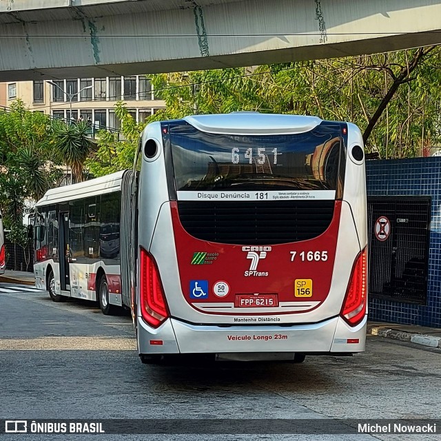 Viação Campo Belo 7 1665 na cidade de São Paulo, São Paulo, Brasil, por Michel Nowacki. Número da foto: #9079631.