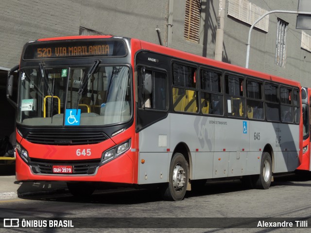 TUSMIL - Transporte Urbano São Miguel 645 na cidade de Juiz de Fora, Minas Gerais, Brasil, por Alexandre Tilli. Número da foto: #9081664.