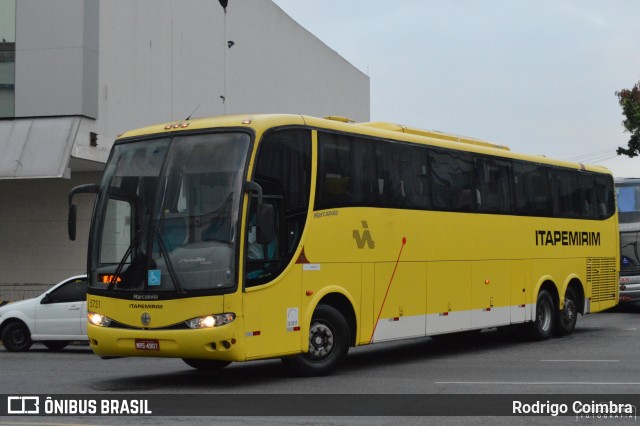 Viação Itapemirim 5731 na cidade de Rio de Janeiro, Rio de Janeiro, Brasil, por Rodrigo Coimbra. Número da foto: #9079918.