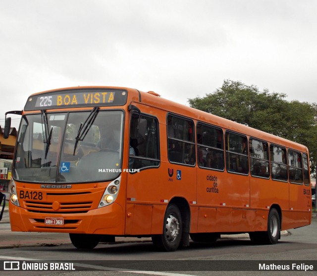 Transporte Coletivo Glória BA128 na cidade de Curitiba, Paraná, Brasil, por Matheus Felipe. Número da foto: #9081940.