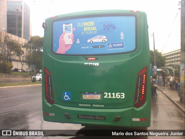 OT Trans - Ótima Salvador Transportes 21163 na cidade de Salvador, Bahia, Brasil, por Mario dos Santos Nogueira Junior. ID da foto: 9083681.