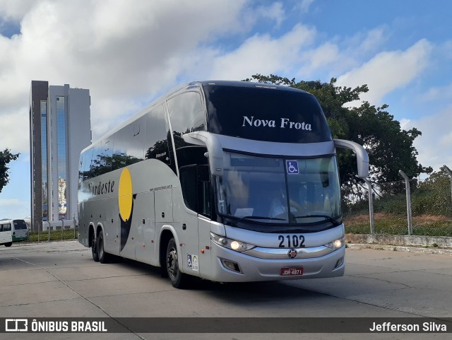 Viação Nordeste 2102 na cidade de Natal, Rio Grande do Norte, Brasil, por Jefferson Silva. ID da foto: 9084422.