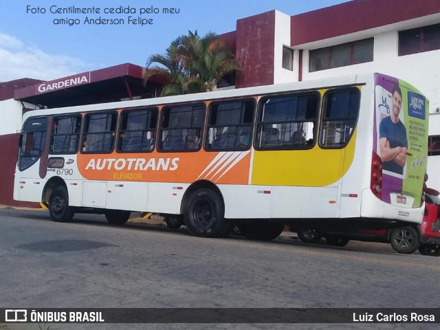 Autotrans > Turilessa 6790 na cidade de Varginha, Minas Gerais, Brasil, por Luiz Carlos Rosa. Número da foto: #9084787.