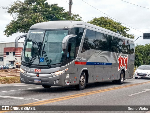 Auto Viação 1001 RJ 108.130 na cidade de Campos dos Goytacazes, Rio de Janeiro, Brasil, por Breno Vieira. ID da foto: 9084150.