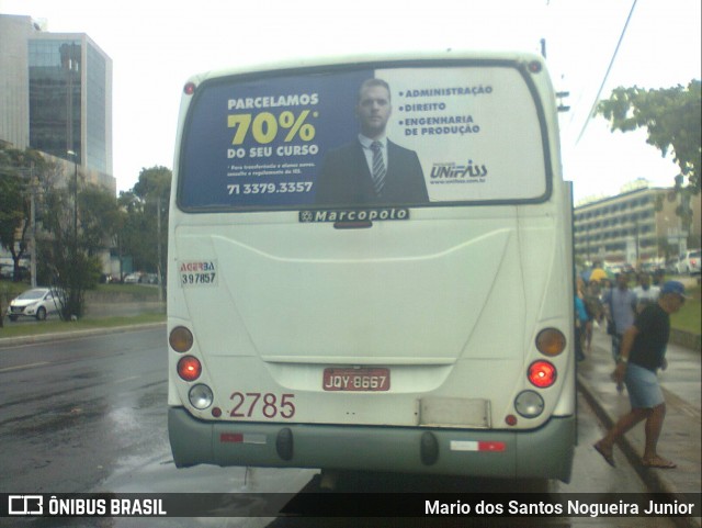 Expresso Metropolitano Transportes 2785 na cidade de Salvador, Bahia, Brasil, por Mario dos Santos Nogueira Junior. Número da foto: #9082218.