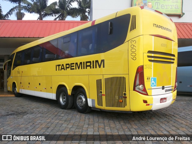 Viação Itapemirim 60093 na cidade de Registro, São Paulo, Brasil, por André Lourenço de Freitas. Número da foto: #9084797.