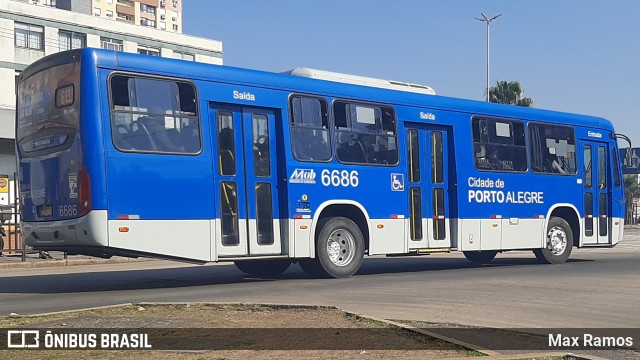 SOPAL - Sociedade de Ônibus Porto-Alegrense Ltda. 6686 na cidade de Porto Alegre, Rio Grande do Sul, Brasil, por Max Ramos. Número da foto: #9083562.
