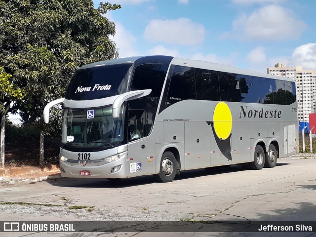 Viação Nordeste 2102 na cidade de Natal, Rio Grande do Norte, Brasil, por Jefferson Silva. Número da foto: #9084428.