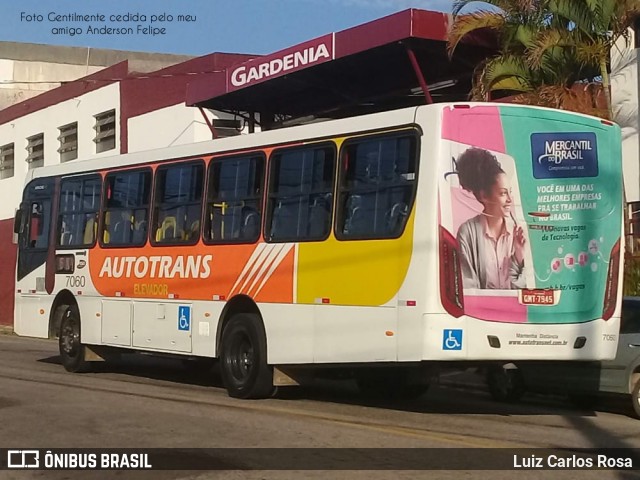 Autotrans > Turilessa 7060 na cidade de Varginha, Minas Gerais, Brasil, por Luiz Carlos Rosa. Número da foto: #9084904.